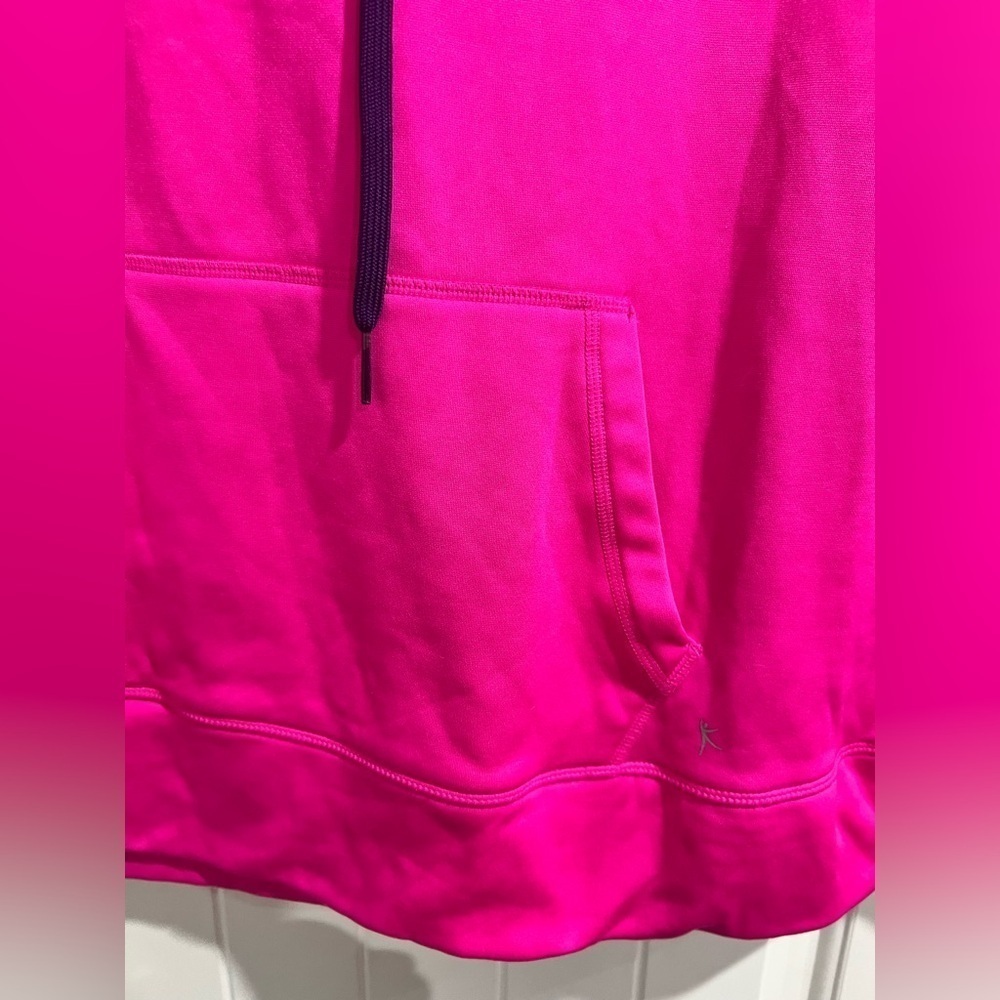 Women’s pink sweater sweatshirt pullover hoodie XL 16–8 dri-more Danskin Now - Picture 3 of 10